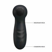 18K Vibratore e Succhiaclitoride in silicone con potente motore