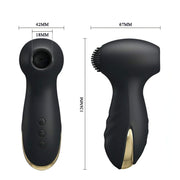18K Vibratore e Succhiaclitoride in silicone con potente motore