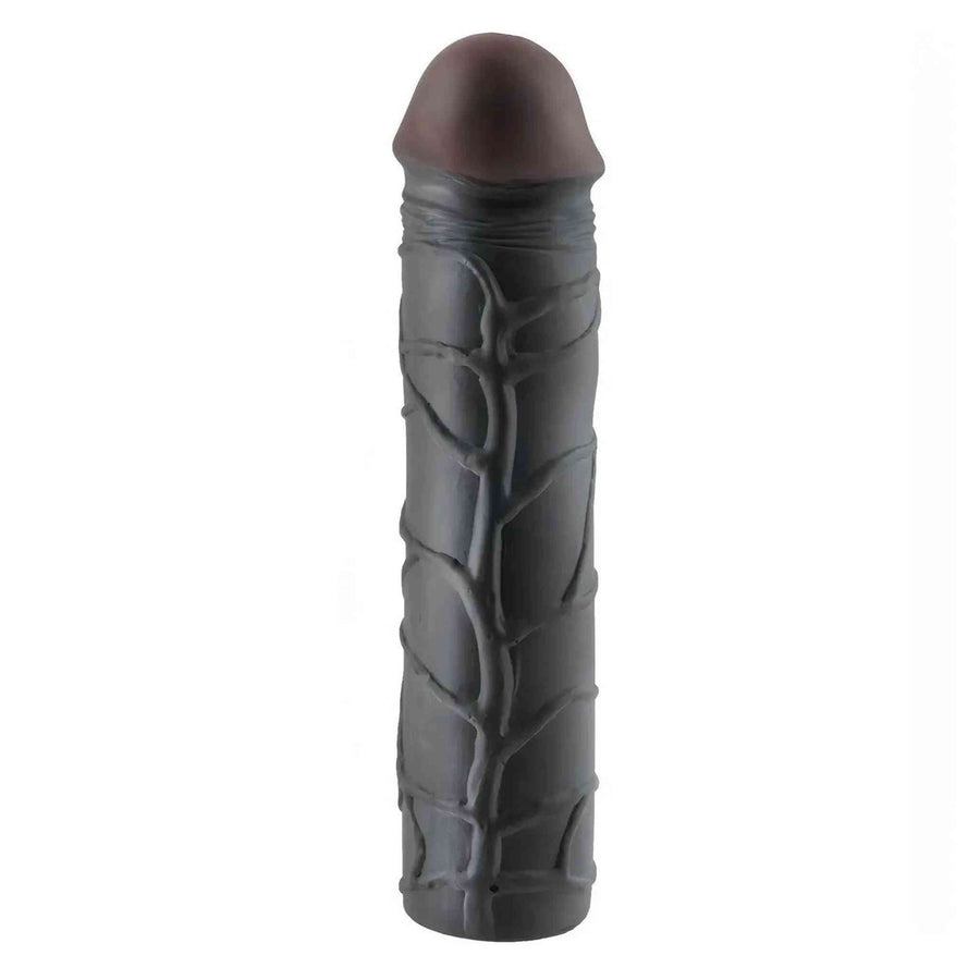 3'' Fantasy X-Tensions Realistic Phallic Sheath 22.8 cm long, 5 cm wide - Black