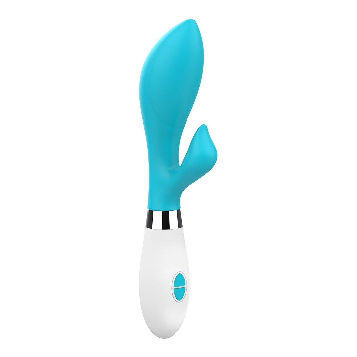 Achelois Vibratore Rabbit in Silicone con 10 vibrazione diverse - Azzurro - GoEstasy