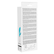 Achelois Vibratore Rabbit in Silicone con 10 vibrazione diverse - Azzurro