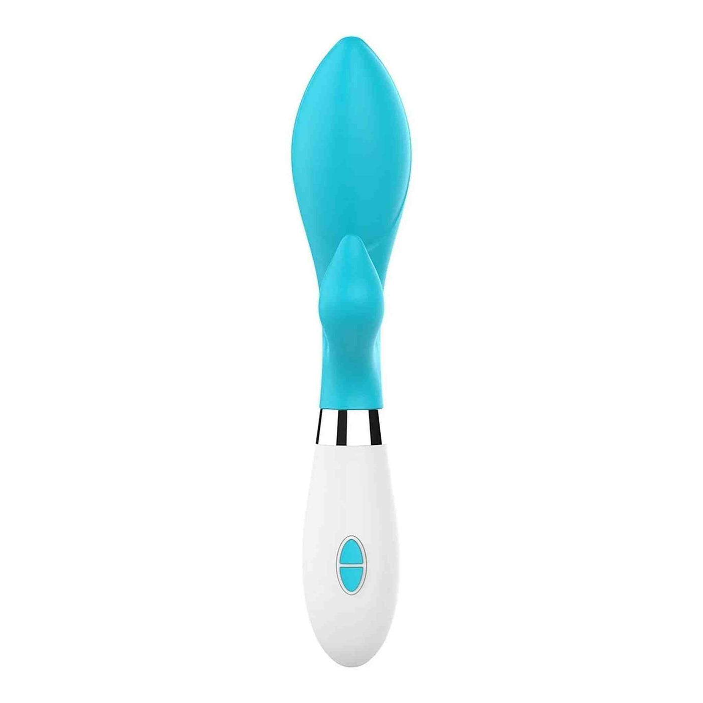 Achelois Vibratore Rabbit in Silicone con 10 vibrazione diverse - Azzurro