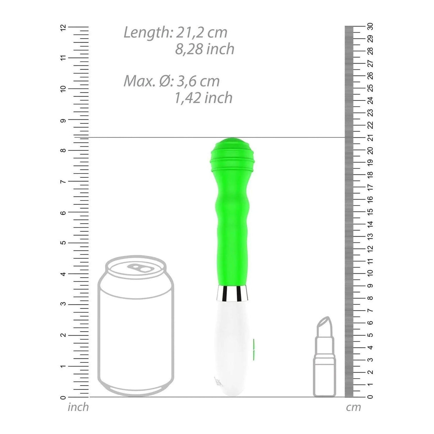 Alida - Ultra Soft Silicone - 10 Speeds - Green