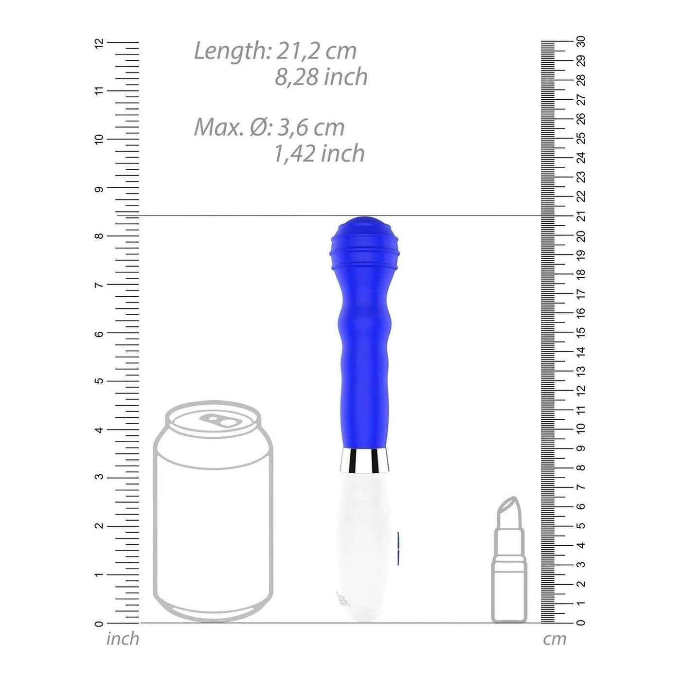 Alida - Ultra Soft Silicone - 10 Speeds - Royal Blue