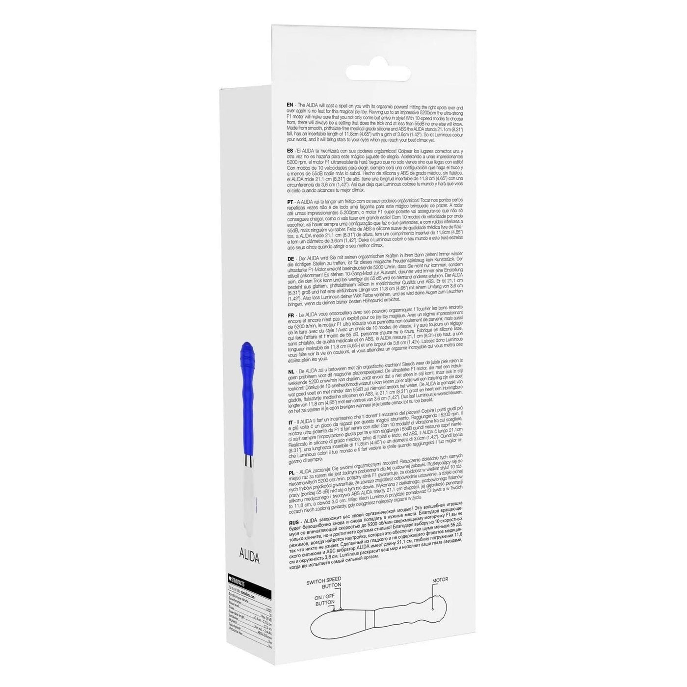 Alida - Ultra Soft Silicone - 10 Speeds - Royal Blue