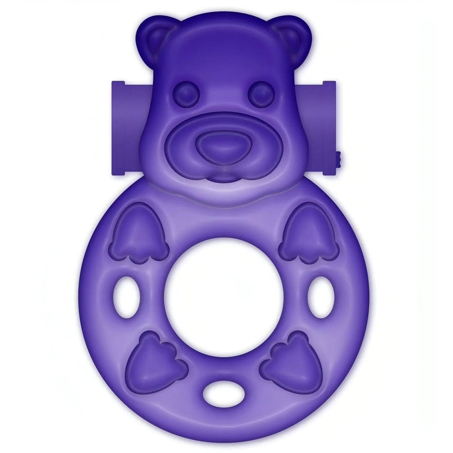 Anillo vibrante oso dulce - viola