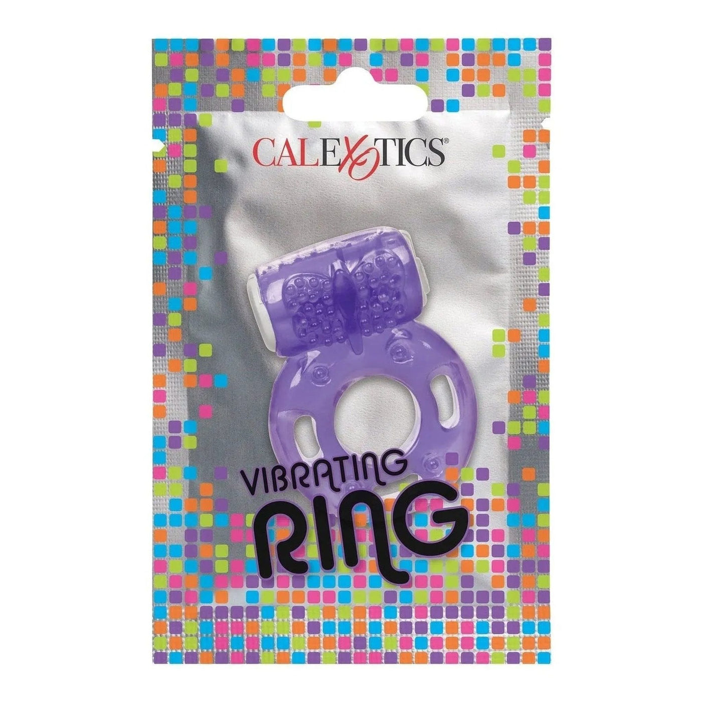 Anello Vibrante con Stimolatore Clitorideo - Purple, One Time Use