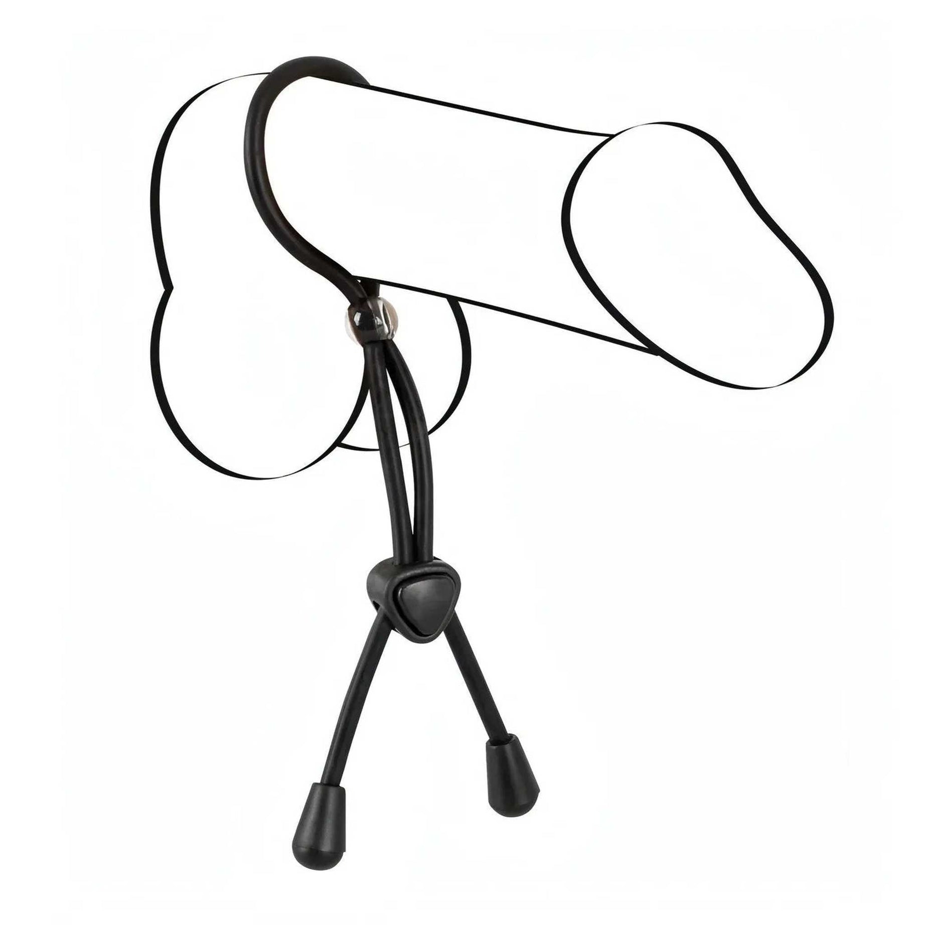 Anello fallico con doppia chiusura regolabile