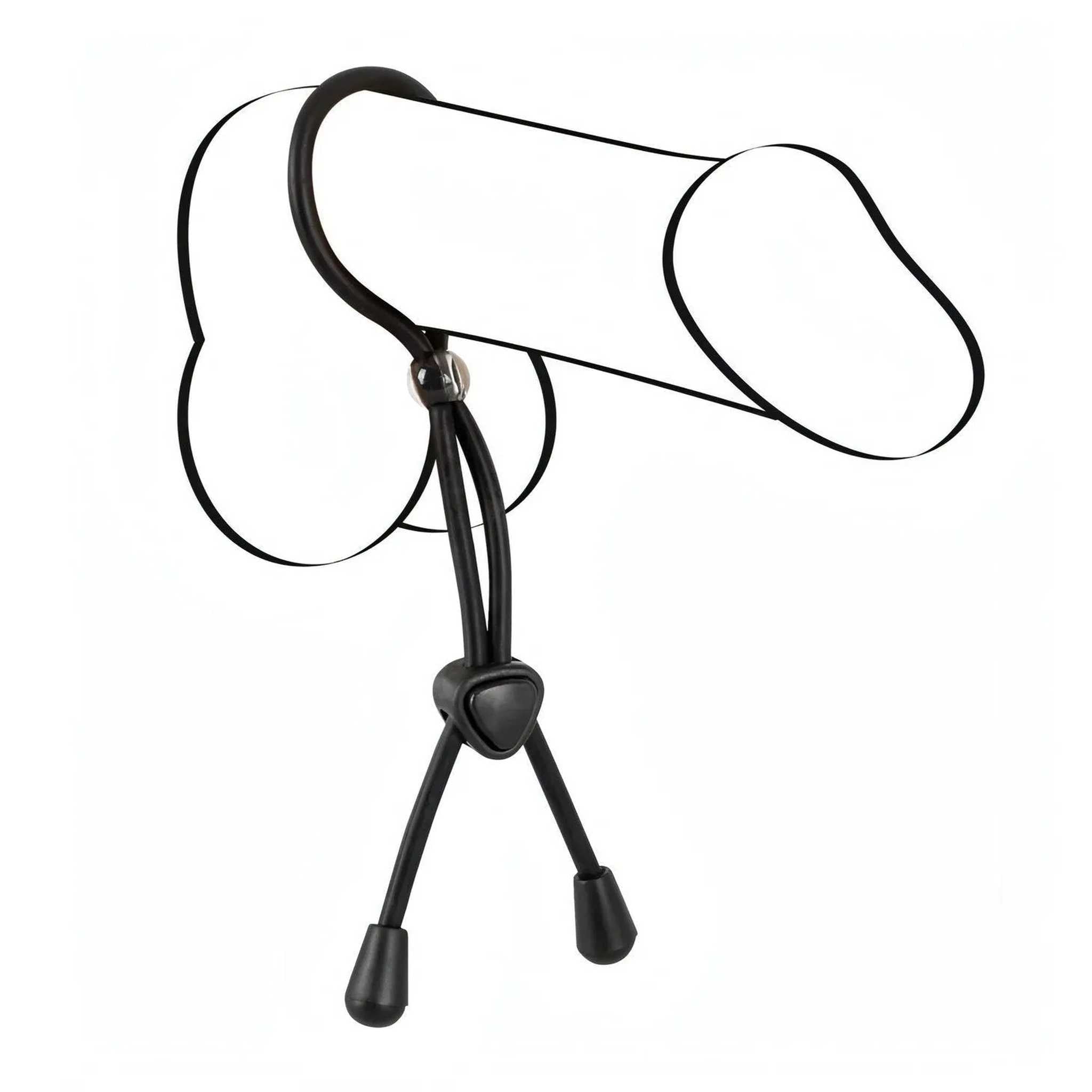 Anello fallico con doppia chiusura regolabile