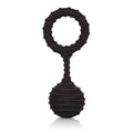 Anello fallico con pesetto 110 gr. Weighted Ring Large - Nero