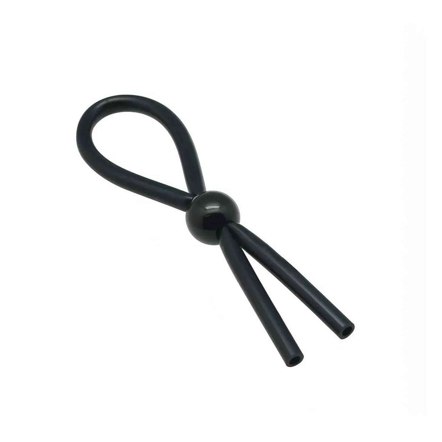 Anello fallico regolabile - Silicone, Nero