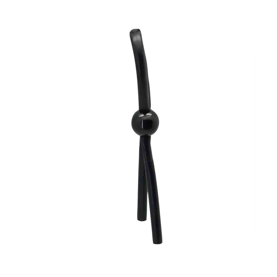 Anello fallico regolabile - Silicone, Nero
