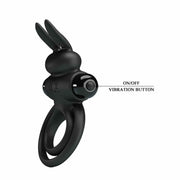 Anello in Silicone Pene e Testicoli con stimolatore clitorideo