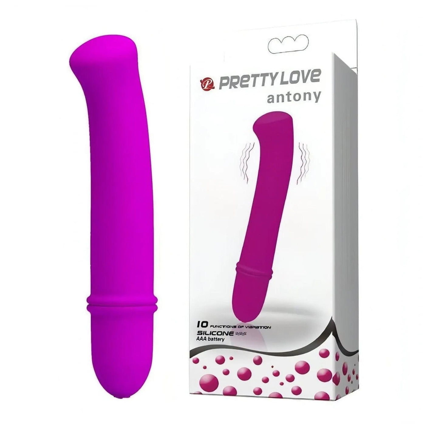 Antony Mini Vibratore in Silicone Per Stimolazione Clitoridea