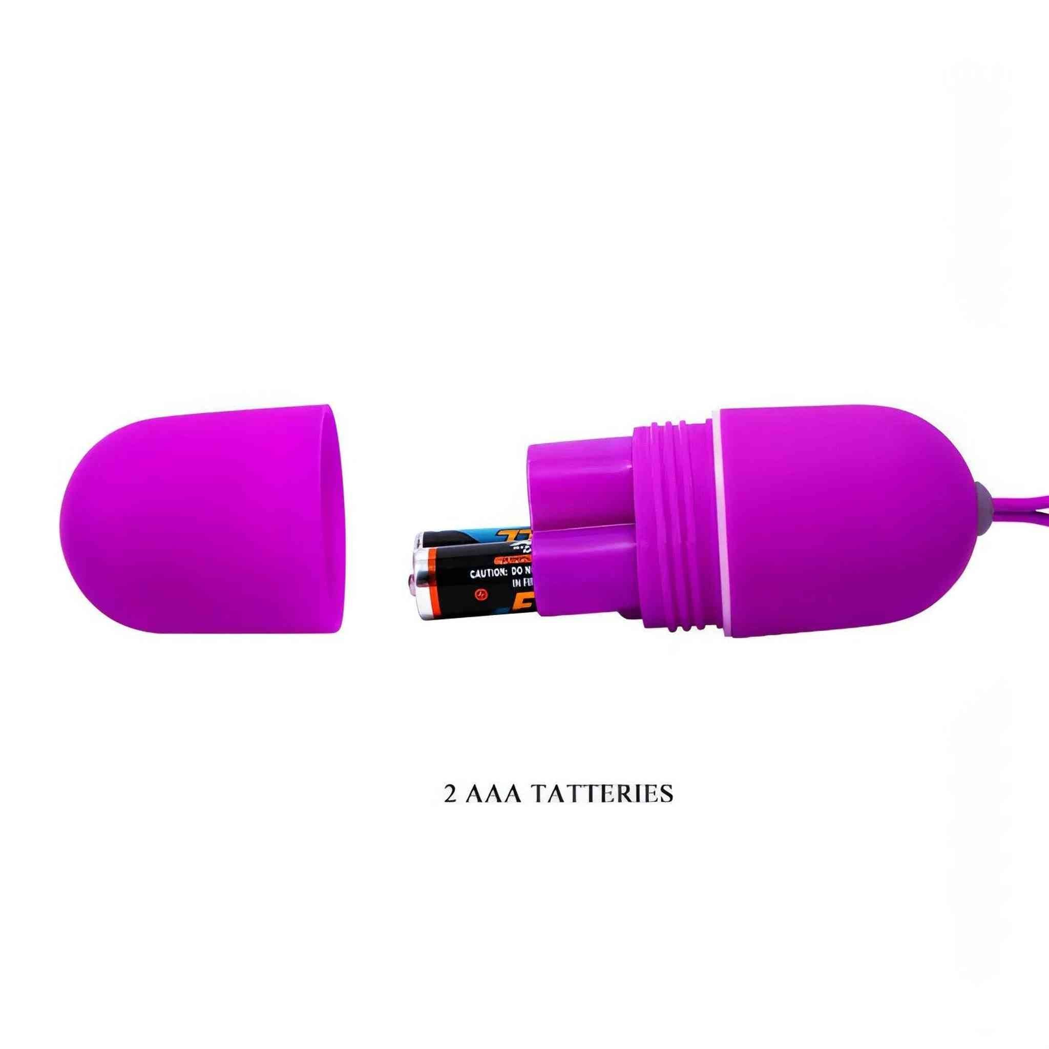 Arvin, ovetto vibrante wireless - Viola, silicone