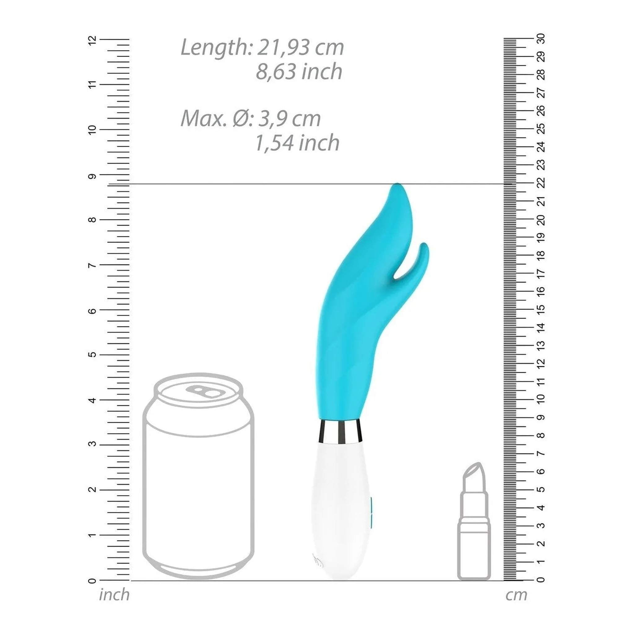 Athos - Ultra Soft Silicone - 10 Speeds - Turqiose