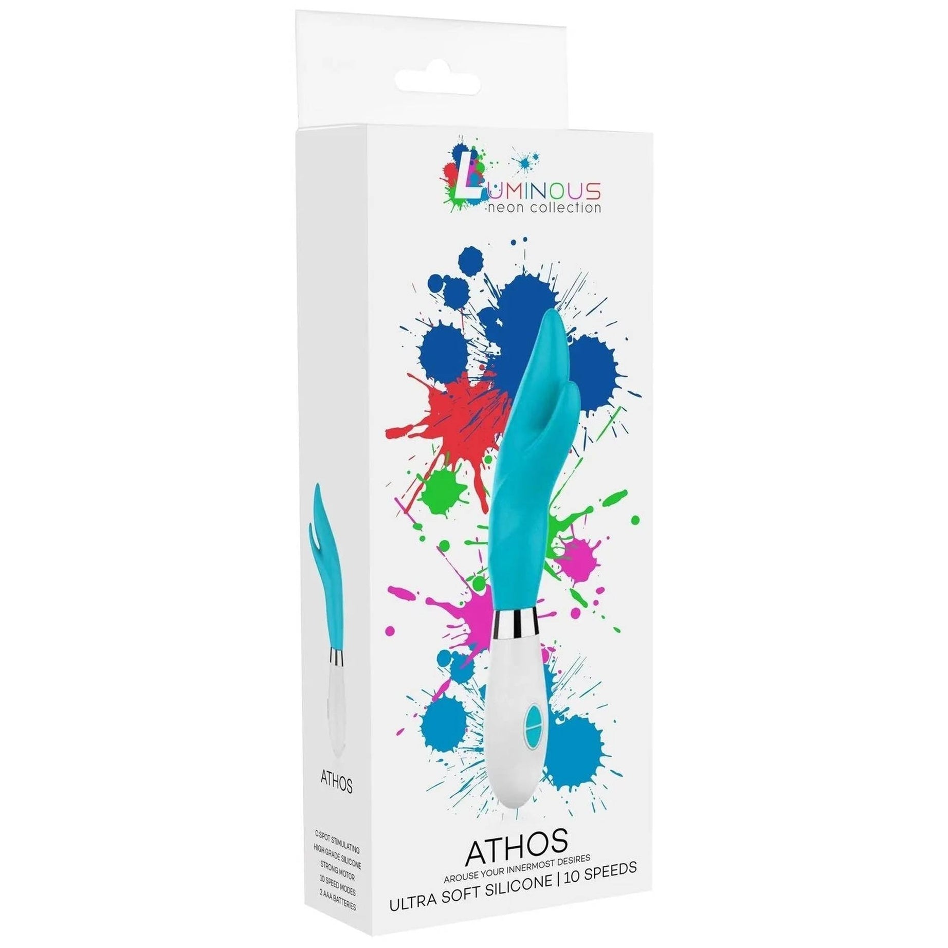 Athos - Ultra Soft Silicone - 10 Speeds - Turqiose