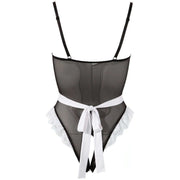 Body Cameriera Sexy con accessori e apertura inguinale