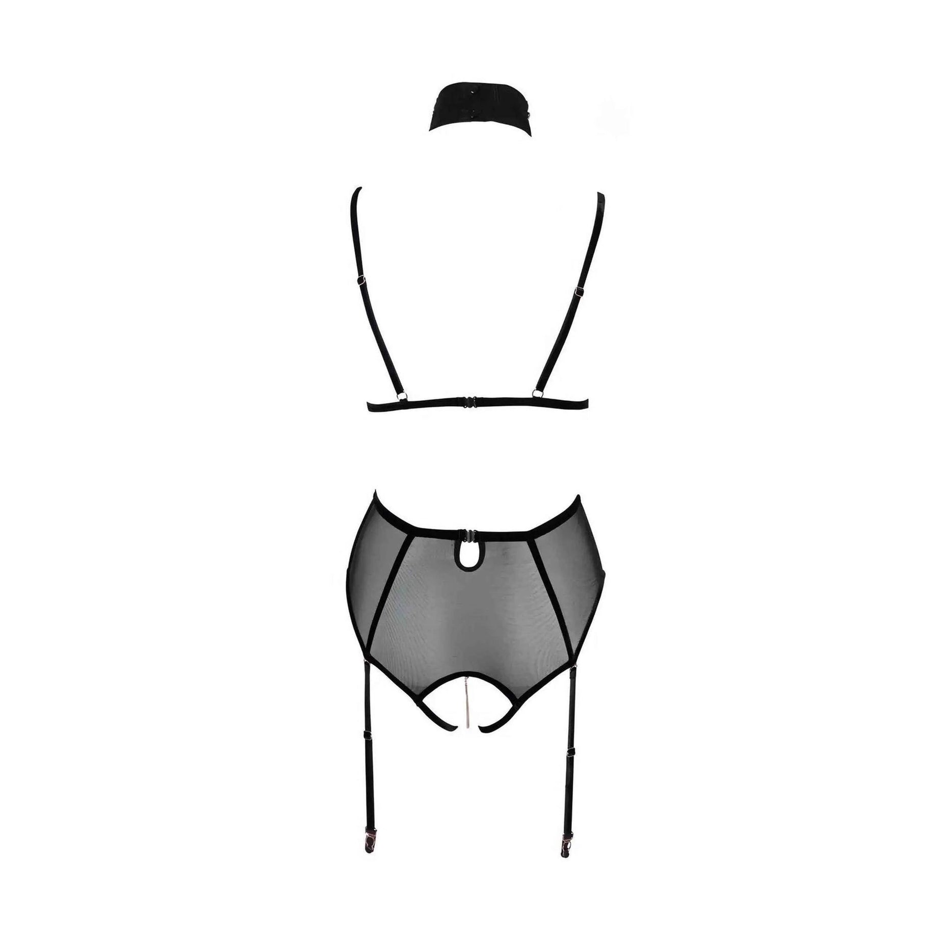 Body Elegante con Collare e Gioieli Bordo SenO