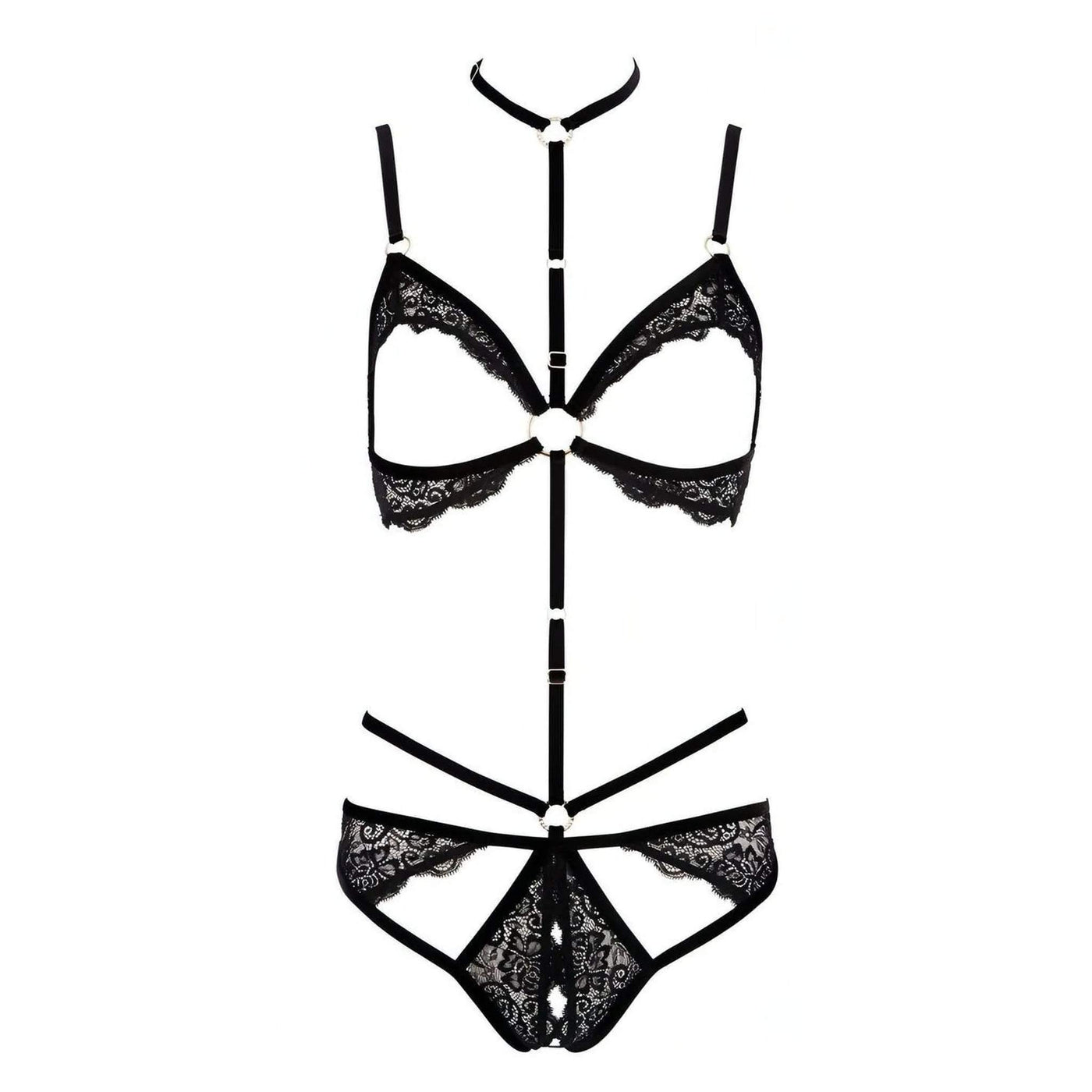 Body sexy di cinghie di velluto, che conferiscono alle curve una cornice elegante, regolabili per un comfort ottimale. Il bust