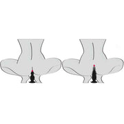 Bouncing Plug Anale Nero Rimbalzante