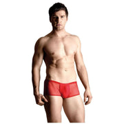 Boxer Maschile Rosso Con Apertura Posteriore