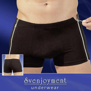 Boxer Nero Con Cernire Laterali
