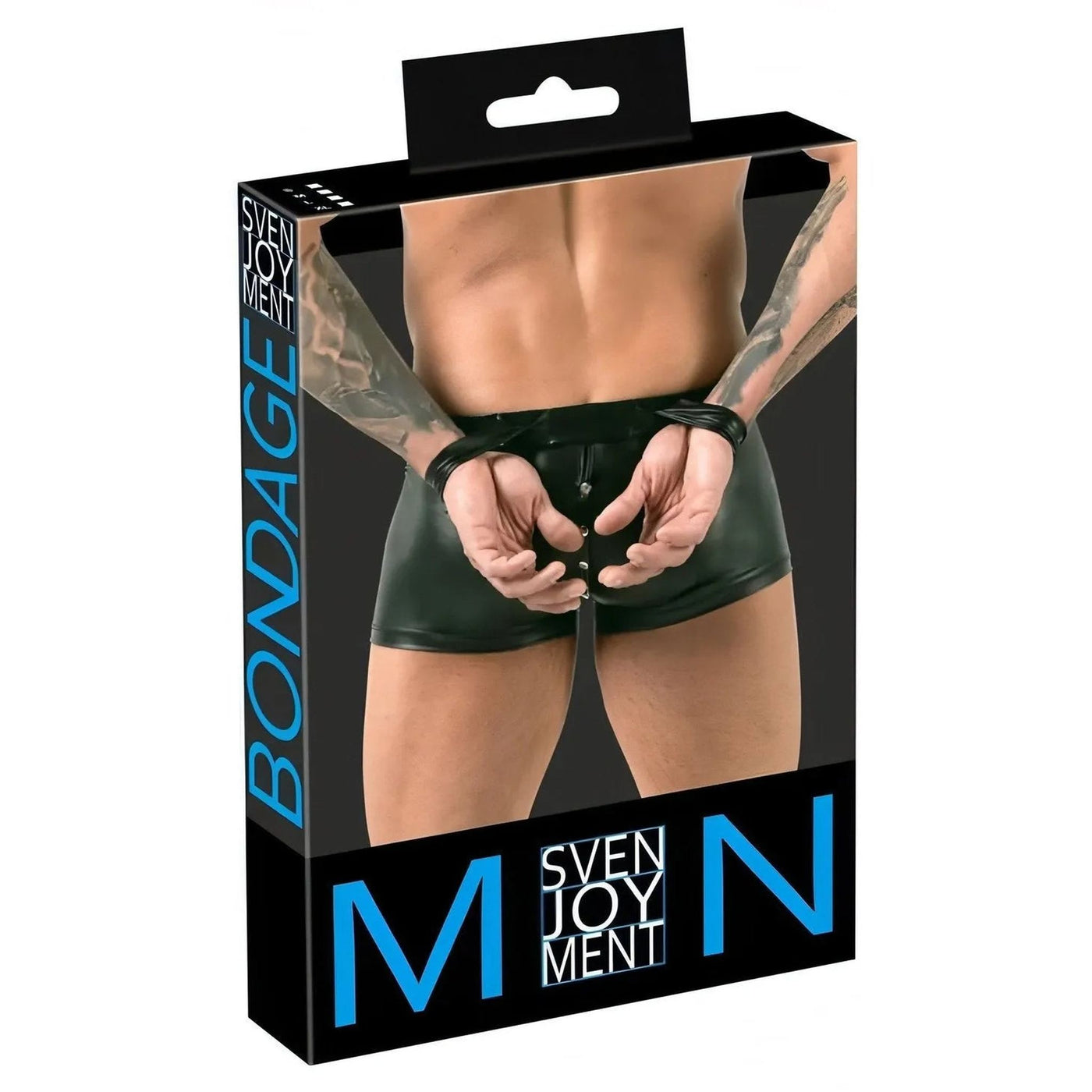 Boxer Sexy Uomo con Bottoncini anteriori e Manette Posteriori