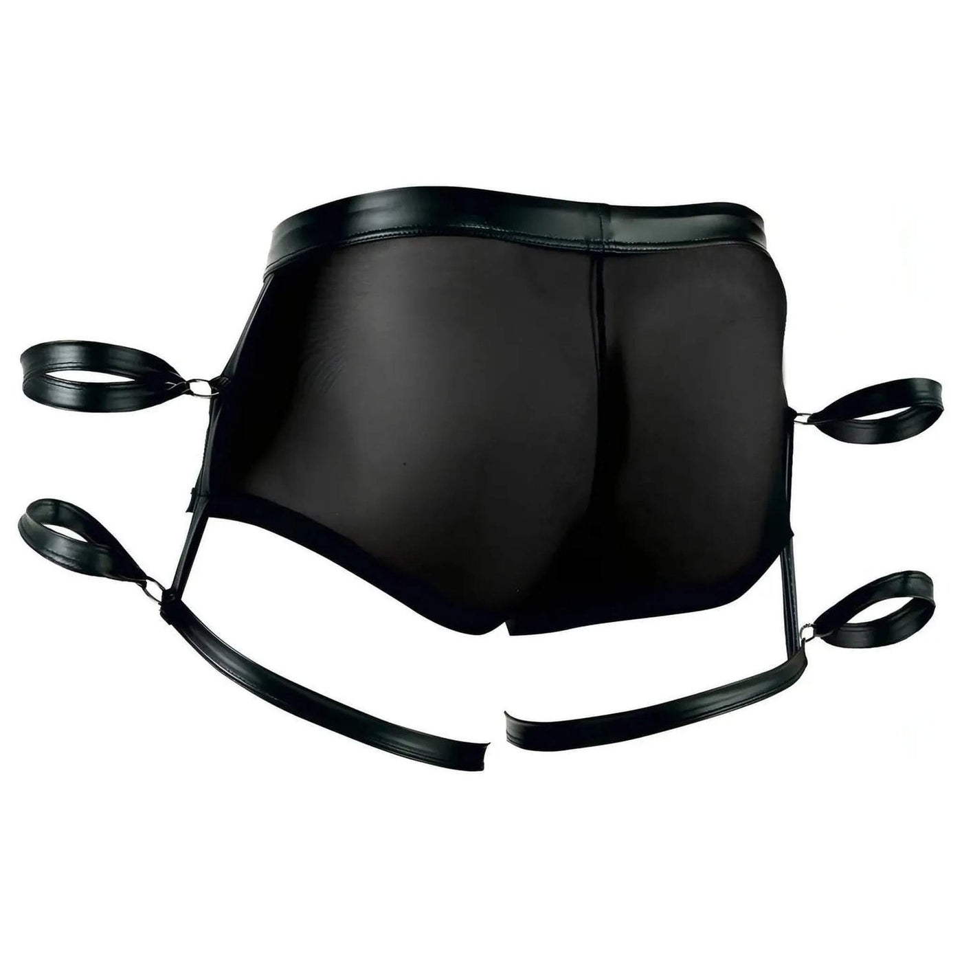 Boxer Sexy Uomo con Stringhe e Polsiere