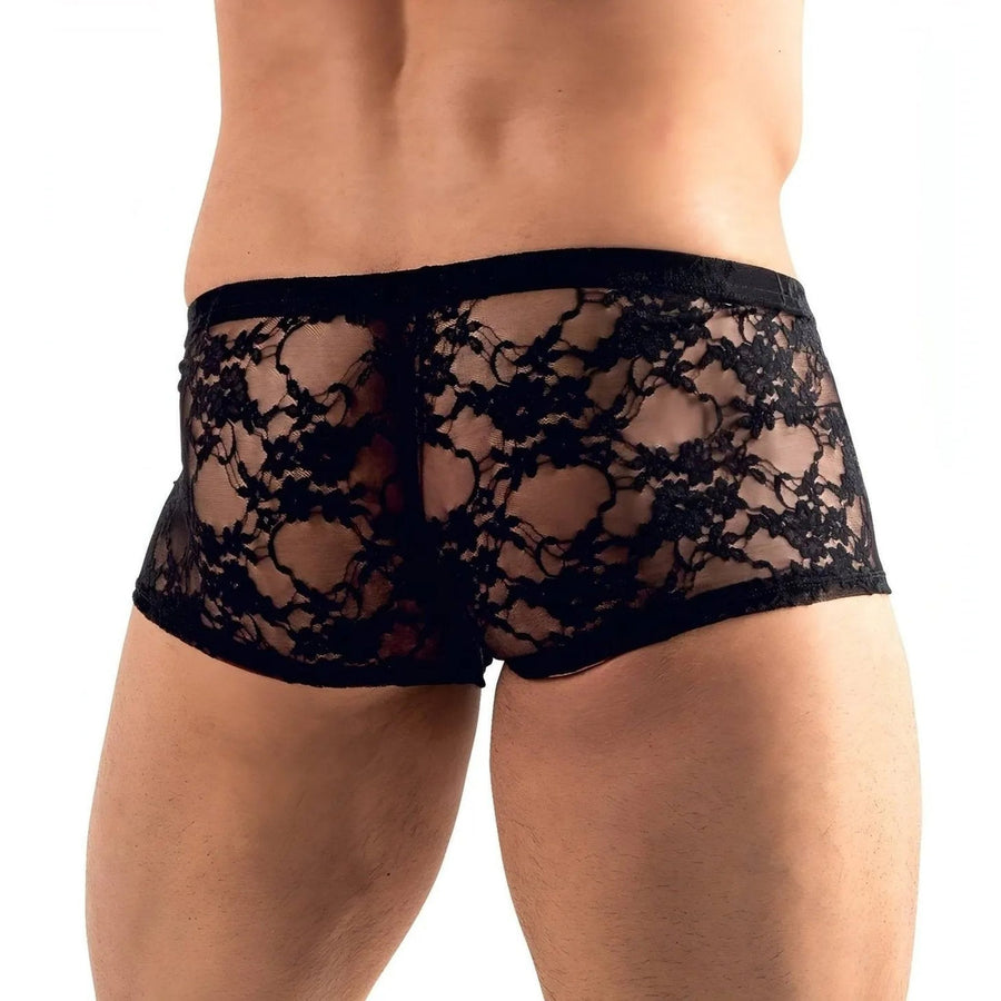 Boxer in pizzo ricamato