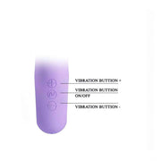 Canrol Vibratore Rabbit in Silicone con 7 modalità di vibrazione