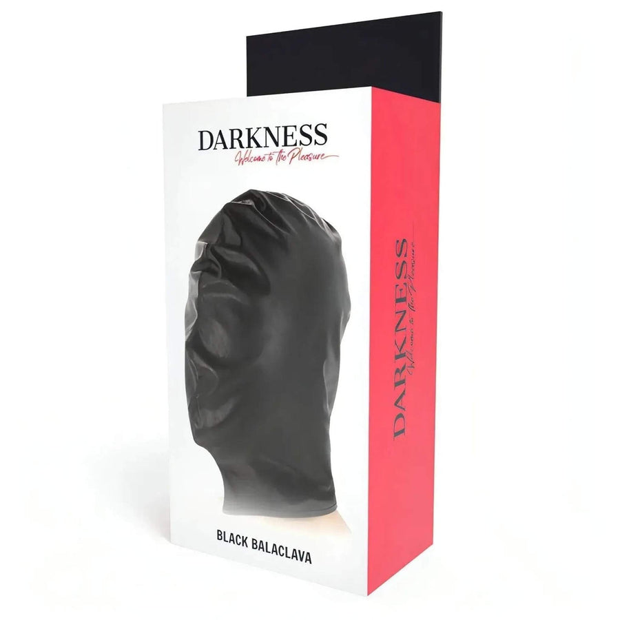 Black Balaclava Hooded Full Head - Black