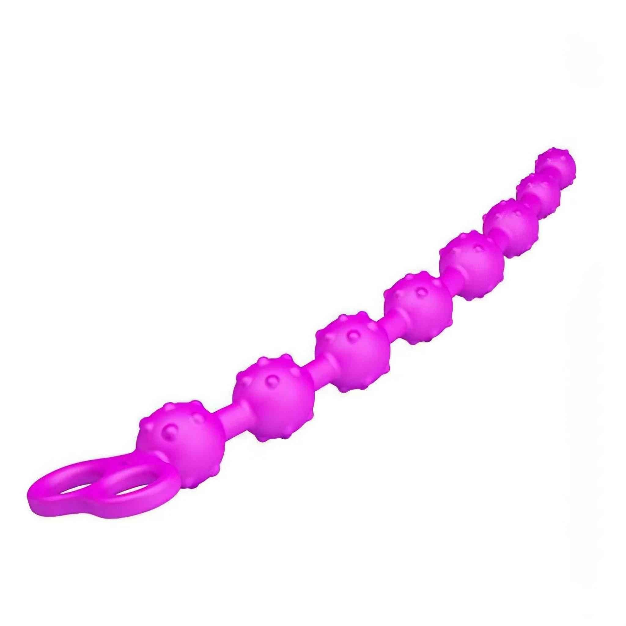 Catena anale con rilievi stimolanti - Viola