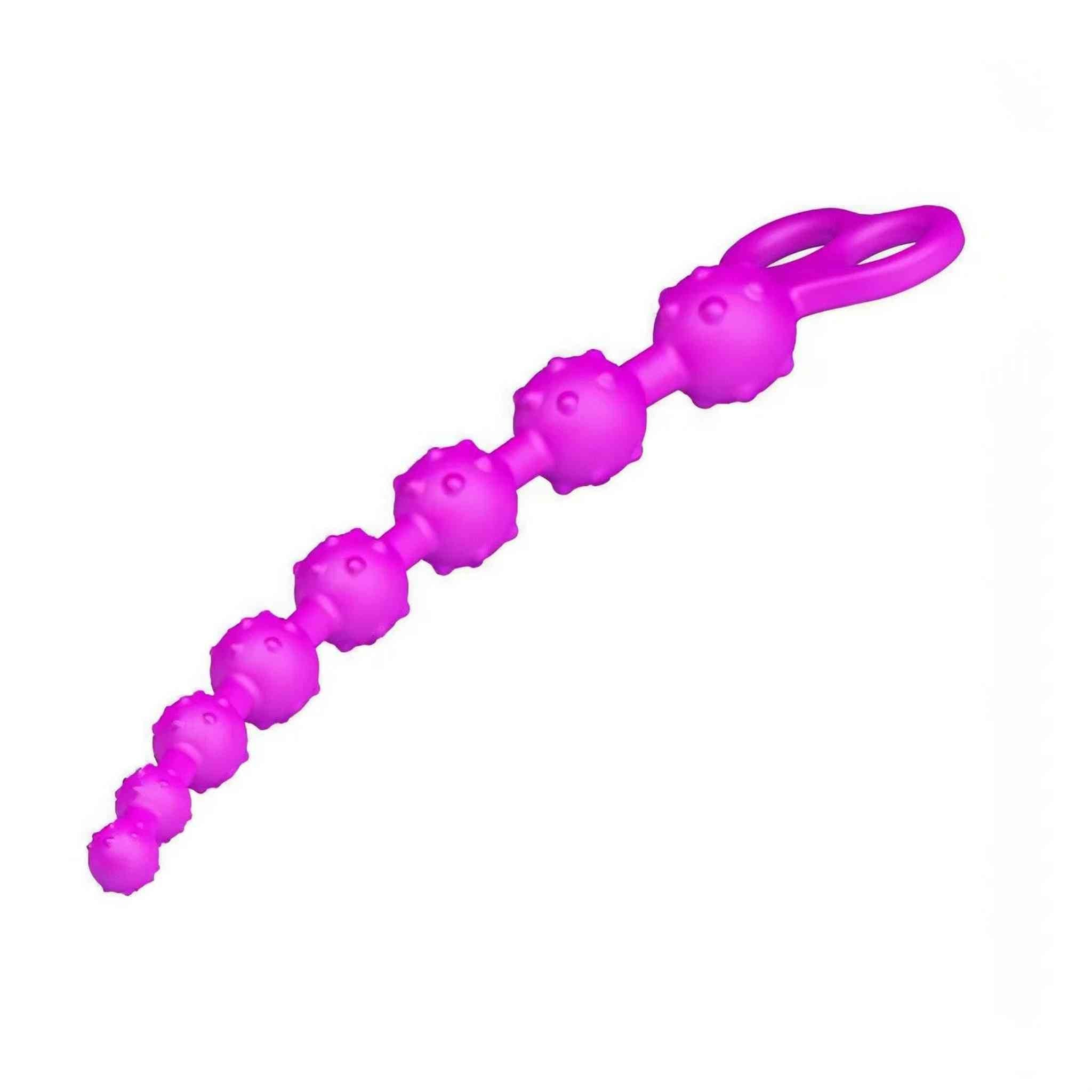 Catena anale con rilievi stimolanti - Viola