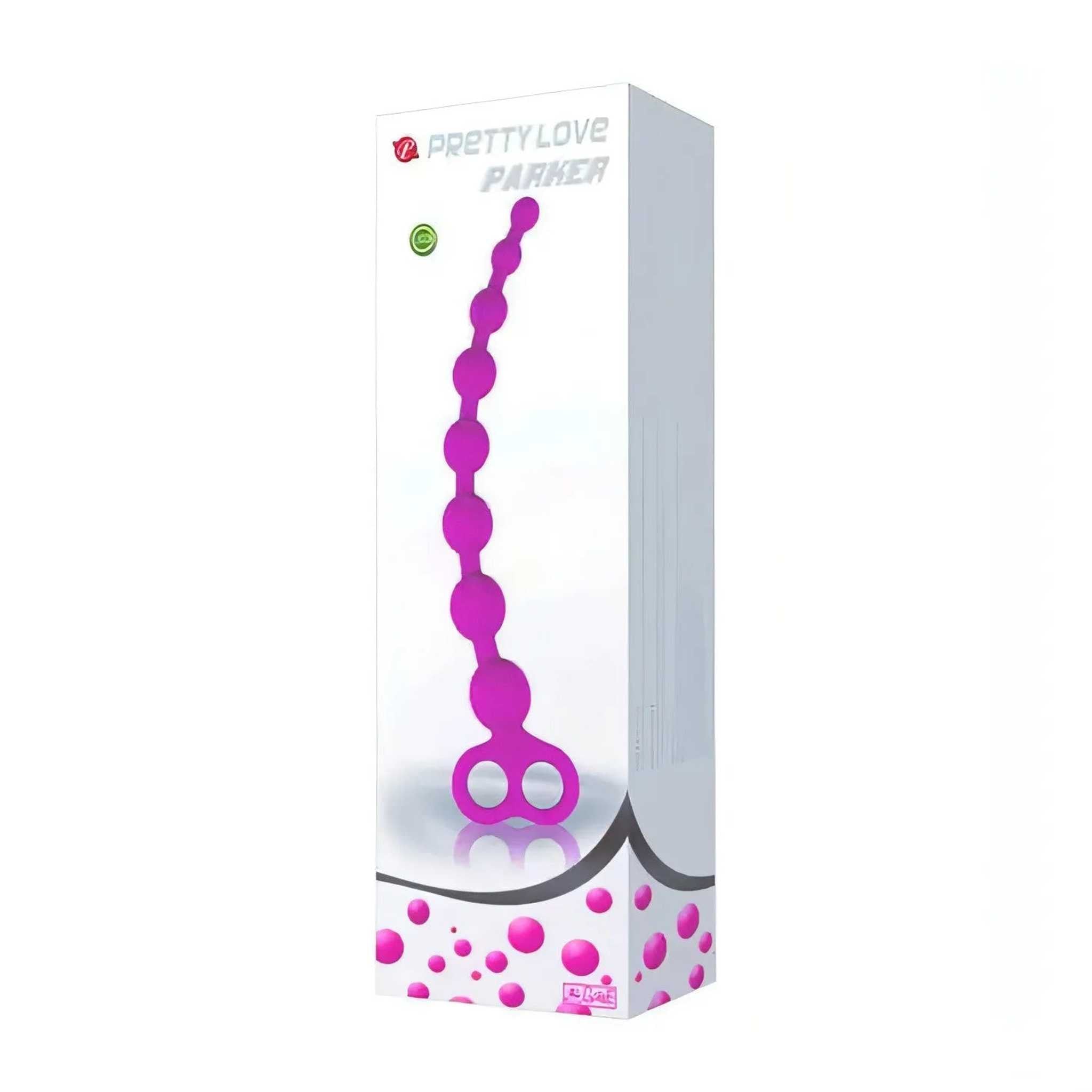 Catena anale con rilievi stimolanti - Viola