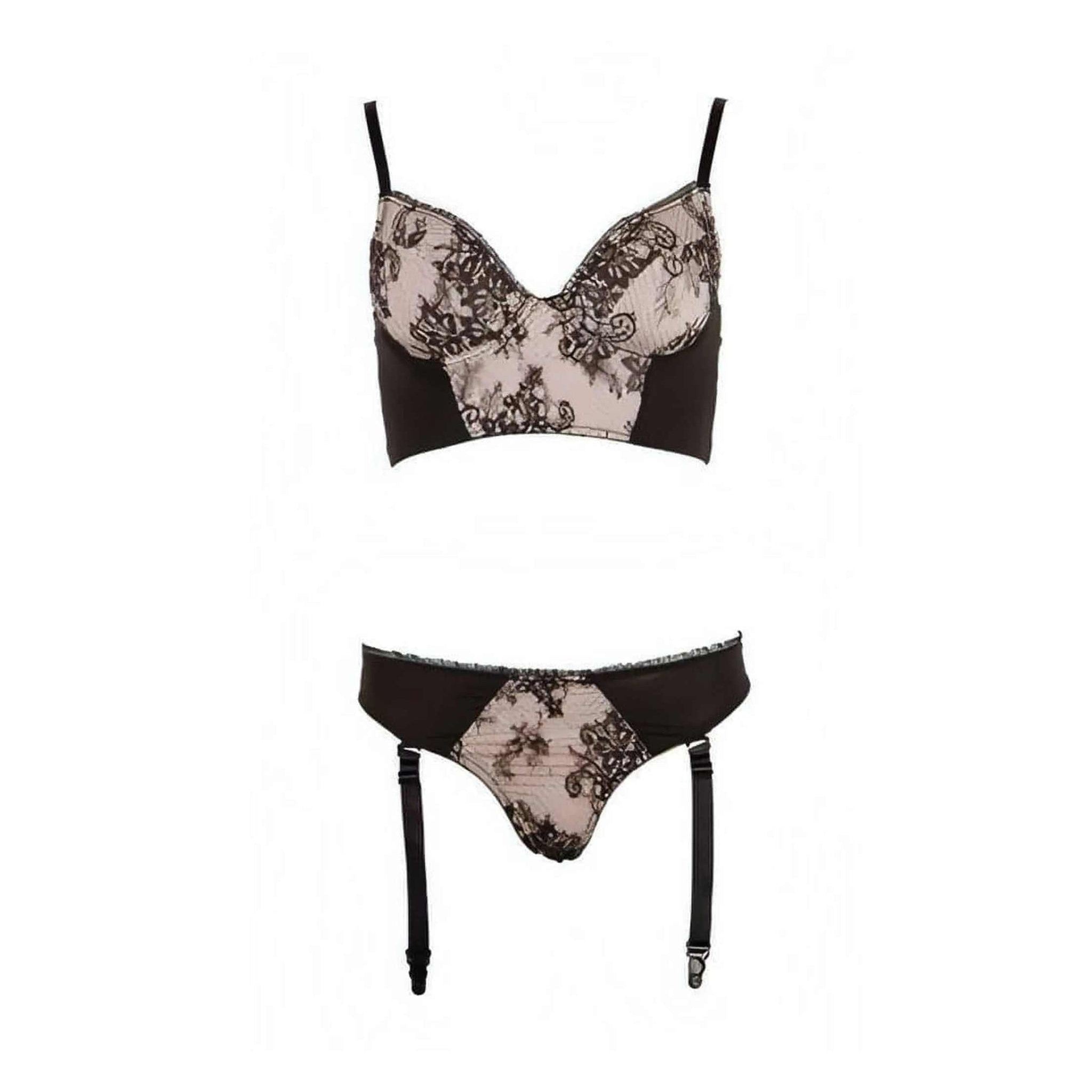 Charme Lingerie Set 3 Pezzi