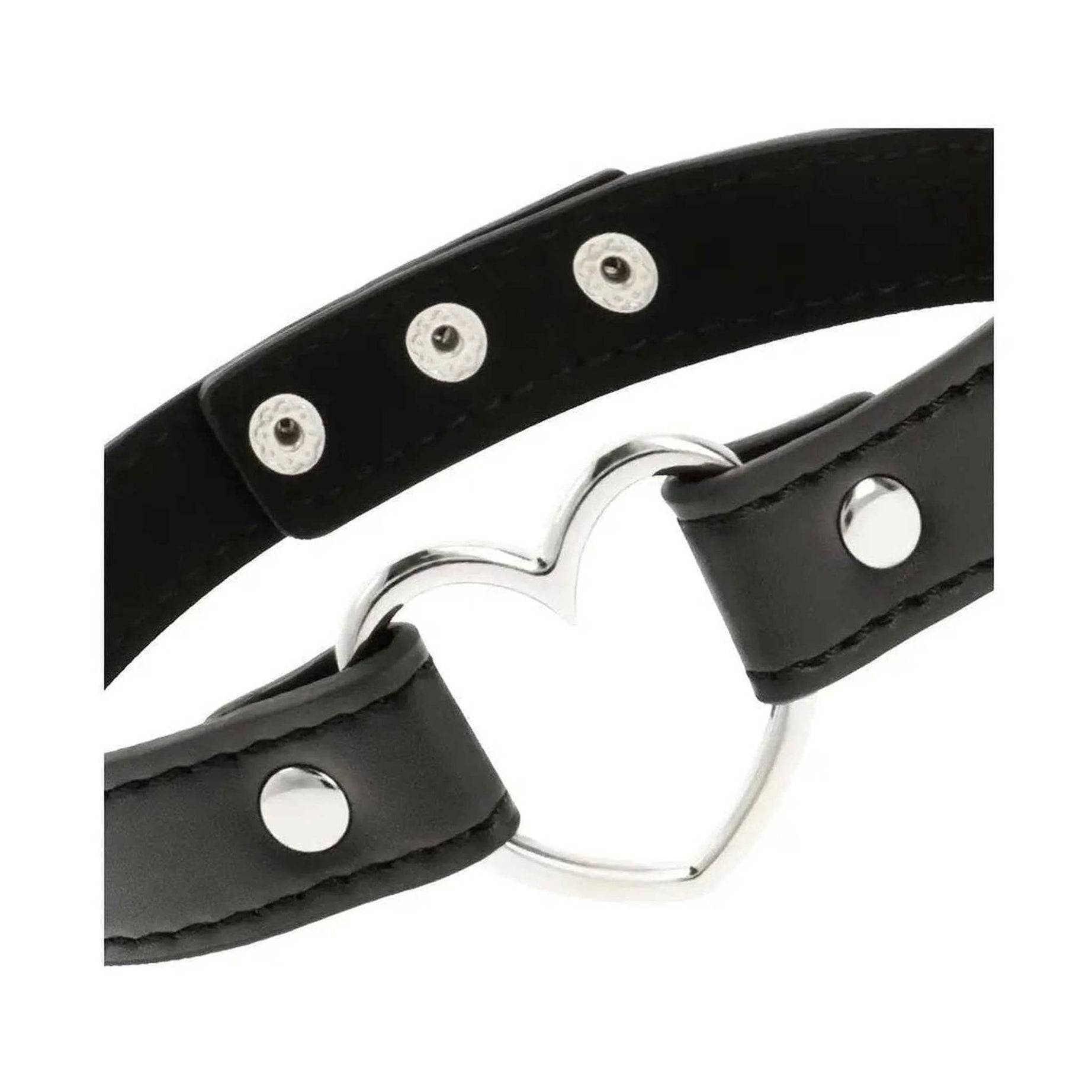 Choker in Pelle Vegana "Heart"