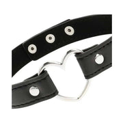 Choker in Pelle Vegana "Heart"