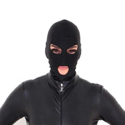 Classic Hood Occhi e Bocca Scoperti - Nero