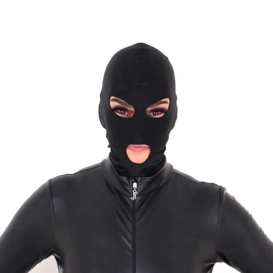 Classic Hood Occhi e Bocca Scoperti - Nero