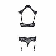 Completino Elegante in Pizzo Nero