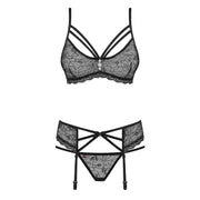 Completino Nero 3 Pezzi - S/M