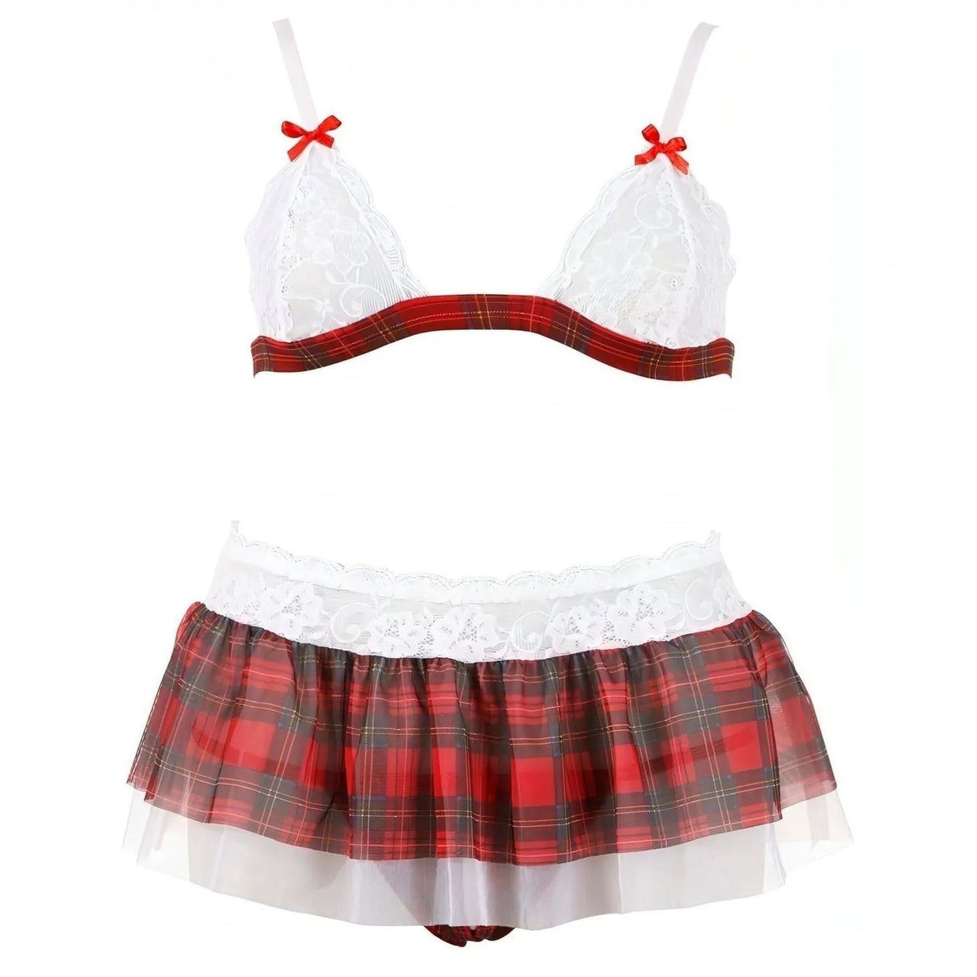 Completino Scolaretta Sexy 3 pezzi