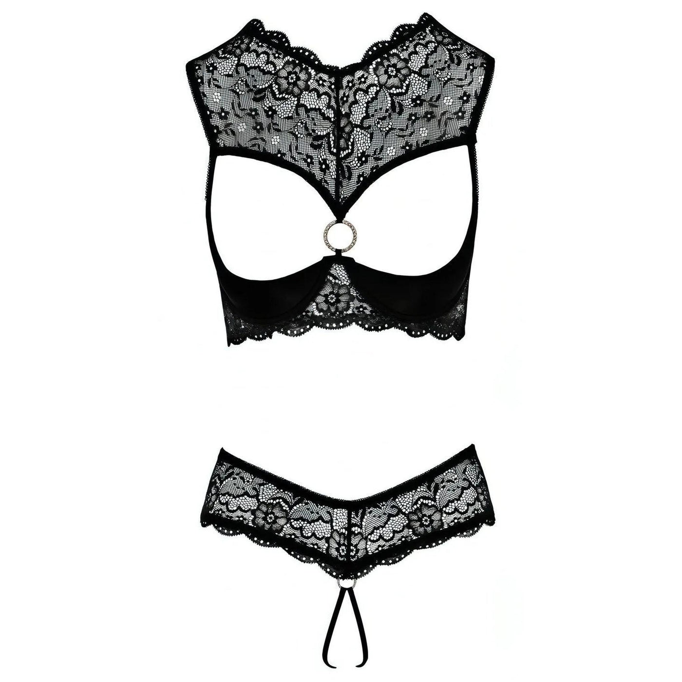 Completino Sexy In Pizzo Taglio Alto