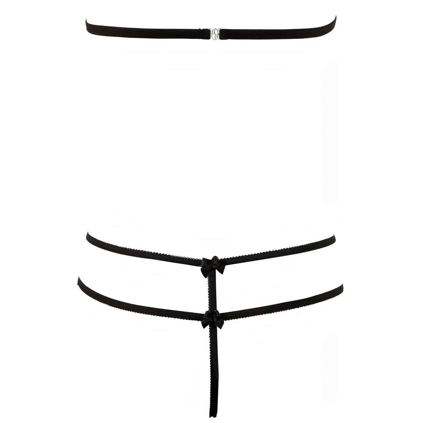 Completino in pizzo nero 2 pezzi