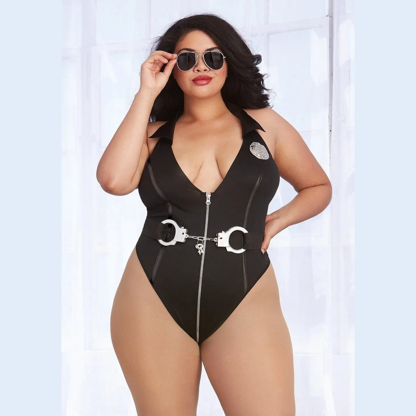 Cop Knit Teddy - Plus Size