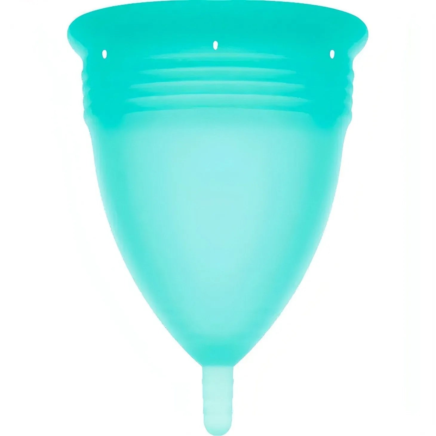 Coppetta Mestruale in Silicone 100% Anallergico - Taglia L, Turchese