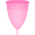 Copa de silicona 100% hipoalergénica - tamaño L, rosa