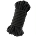 100% Cotton Bondage Rope - Black, 5 Meters