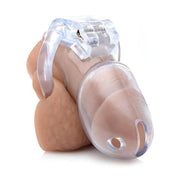 Cuckold Silicone Penis Cage with Locker